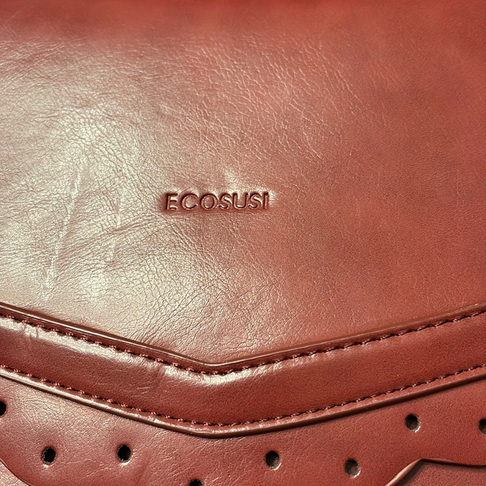 Ecosusi women’s brown messenger bag - Picture 2 of 7